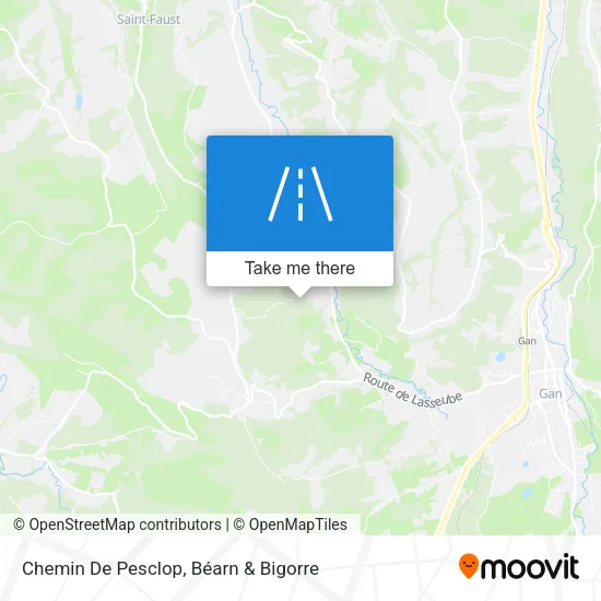 Chemin De Pesclop map