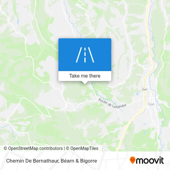 Chemin De Bernathaur map