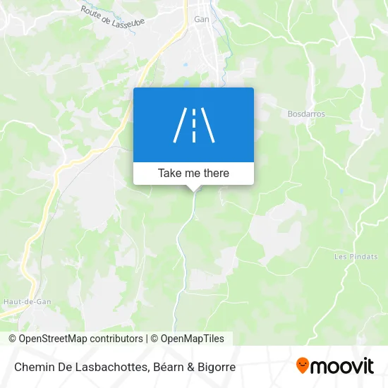 Chemin De Lasbachottes map
