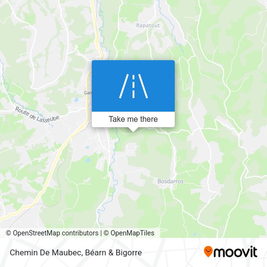 Chemin De Maubec map