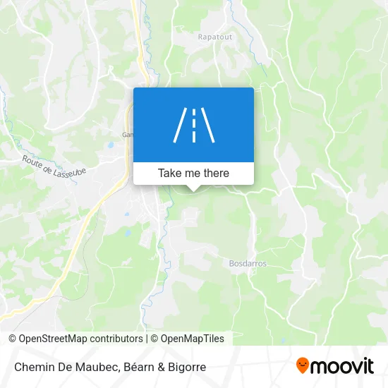 Chemin De Maubec map