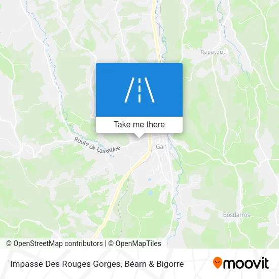 Impasse Des Rouges Gorges map