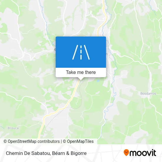 Chemin De Sabatou map