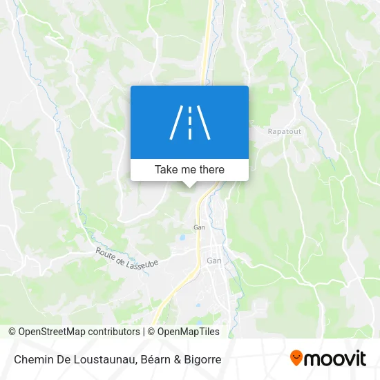 Chemin De Loustaunau map