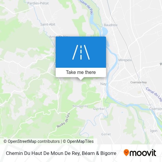 Chemin Du Haut De Moun De Rey map