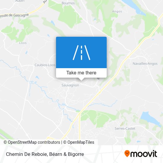 Chemin De Reboie map