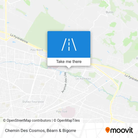 Chemin Des Cosmos map