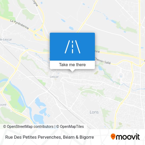 Rue Des Petites Pervenches map
