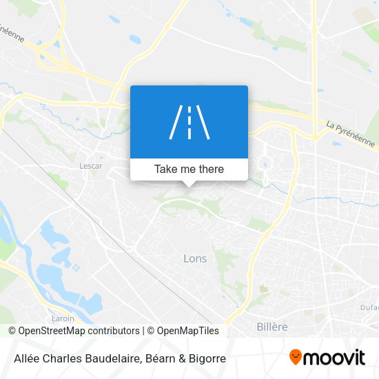 Allée Charles Baudelaire map
