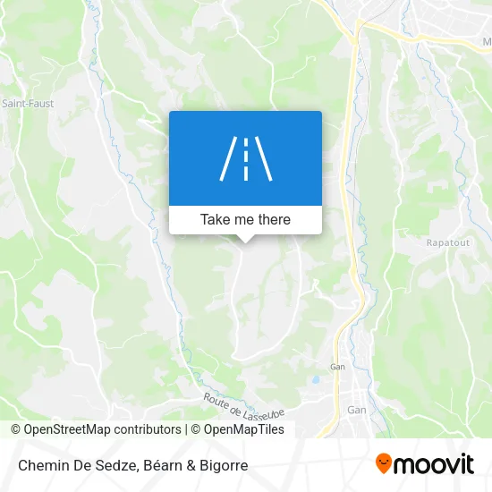 Chemin De Sedze map