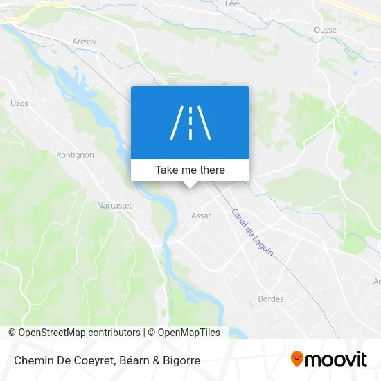 Chemin De Coeyret map