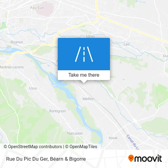 Rue Du Pic Du Ger map