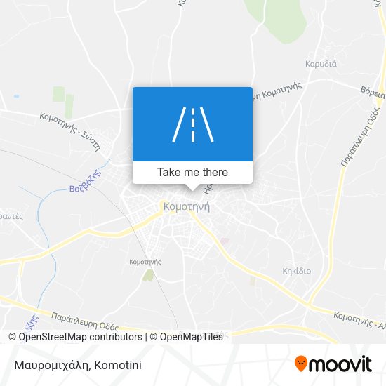 Μαυρομιχάλη map
