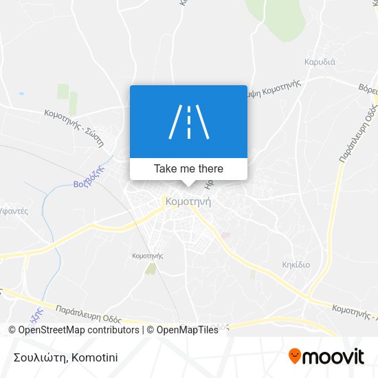 Σουλιώτη map