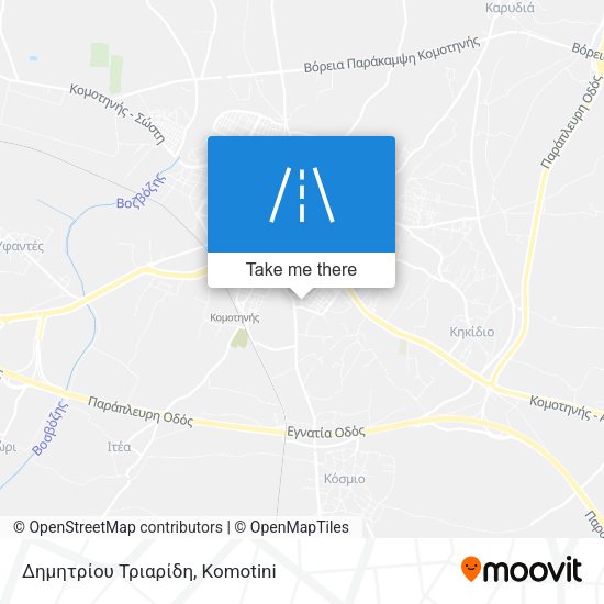 Δημητρίου Τριαρίδη map