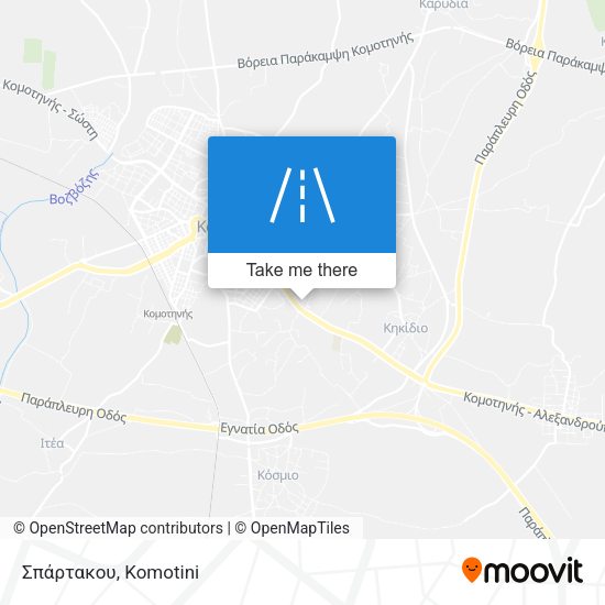 Σπάρτακου map