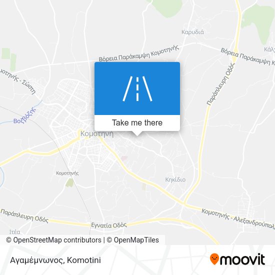 Αγαμέμνωνος map