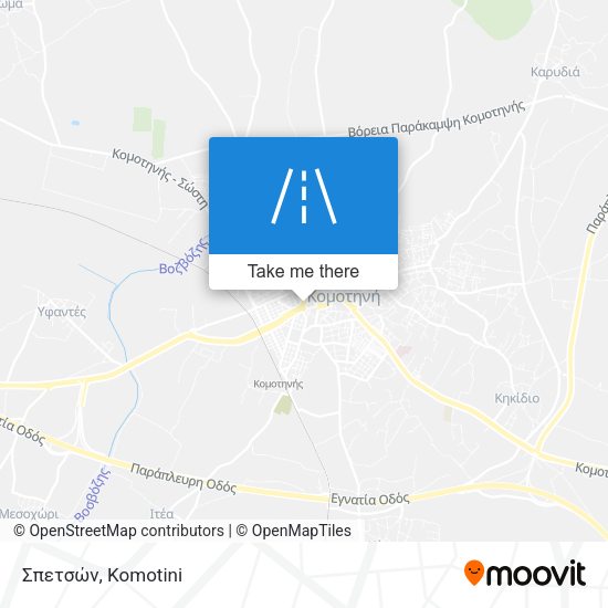 Σπετσών map