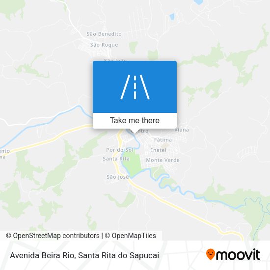 Avenida Beira Rio map