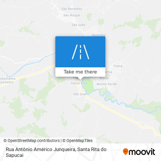 Rua Antônio Américo Junqueira map