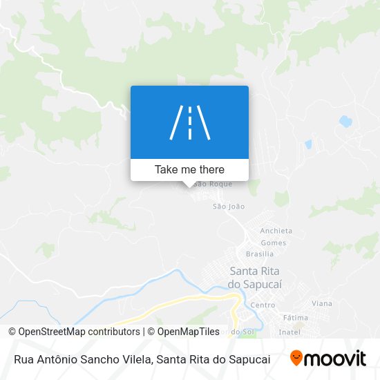 Rua Antônio Sancho Vilela map