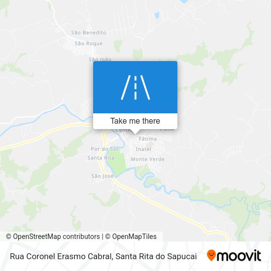 Rua Coronel Erasmo Cabral map