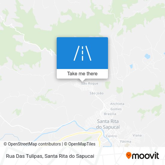 Rua Das Tulipas map