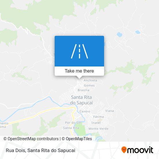 Rua Dois map