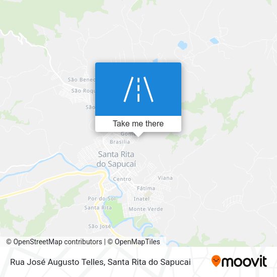 Rua José Augusto Telles map