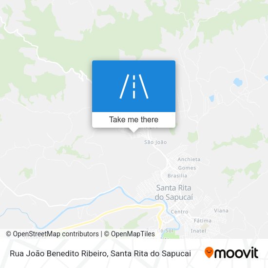 Rua João Benedito Ribeiro map