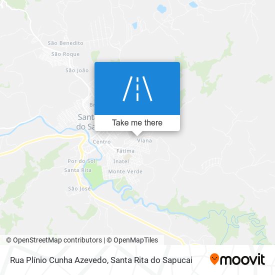 Mapa Rua Plínio Cunha Azevedo