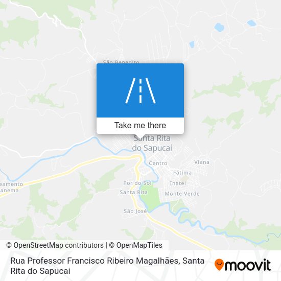 Rua Professor Francisco Ribeiro Magalhães map