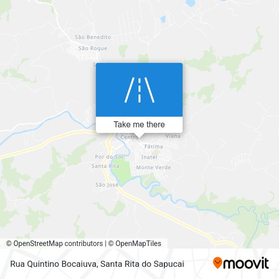 Rua Quintino Bocaiuva map