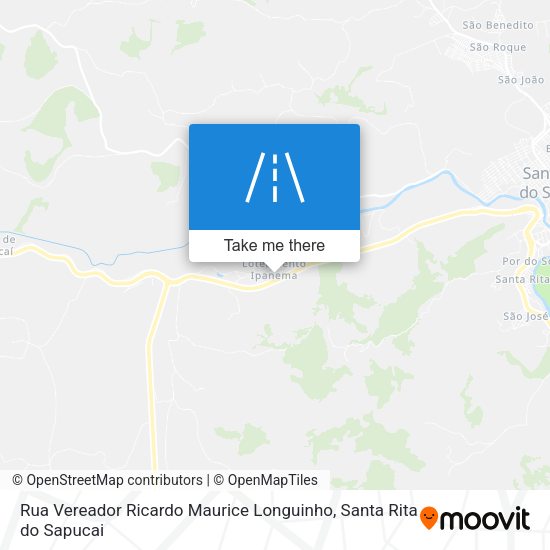 Rua Vereador Ricardo Maurice Longuinho map