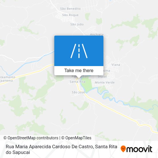 Rua Maria Aparecida Cardoso De Castro map