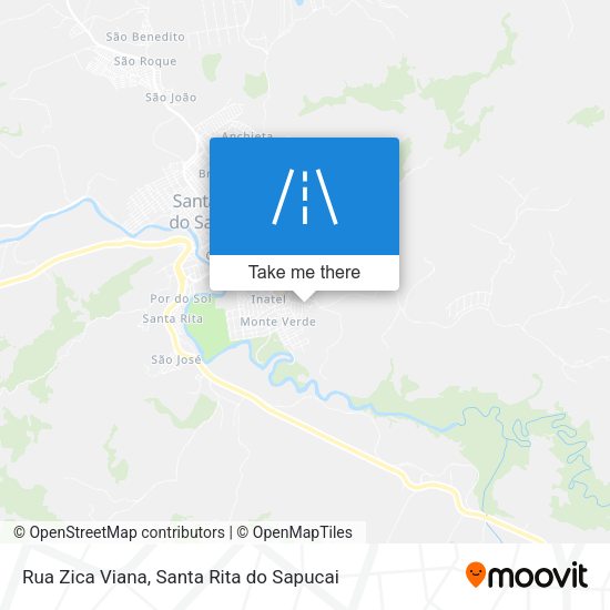 Rua Zica Viana map