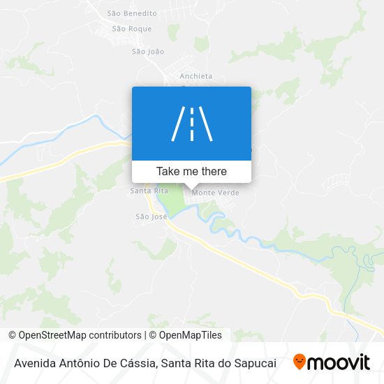 Avenida Antônio De Cássia map