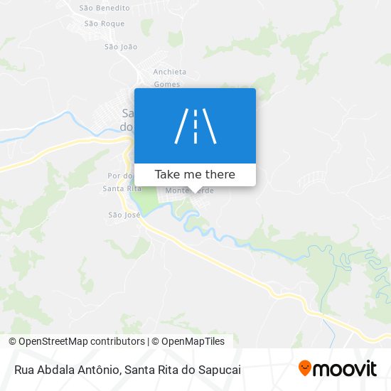 Mapa Rua Abdala Antônio