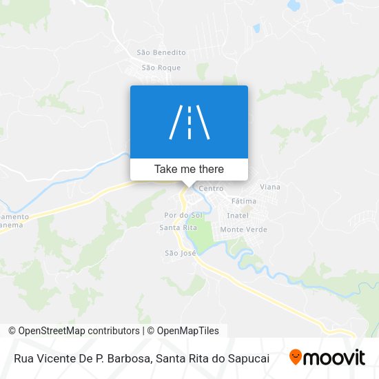 Rua Vicente De P. Barbosa map