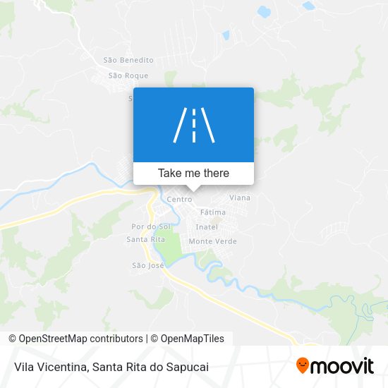 Vila Vicentina map