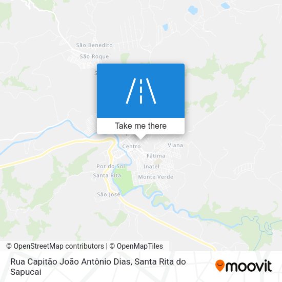 Rua Capitão João Antônio Dias map