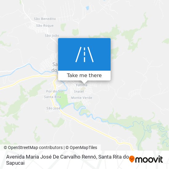 Mapa Avenida Maria José De Carvalho Rennó