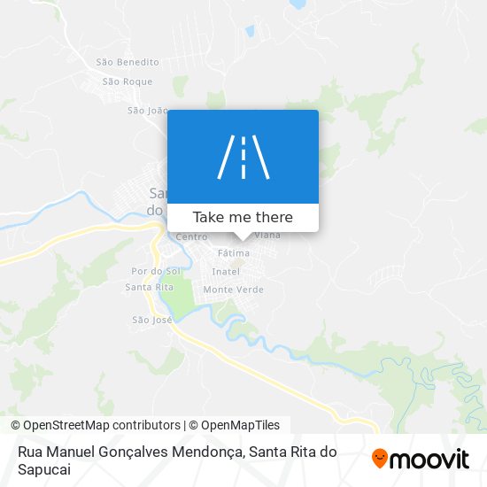 Mapa Rua Manuel Gonçalves Mendonça