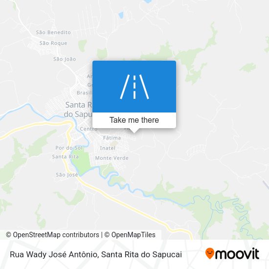 Rua Wady José Antônio map