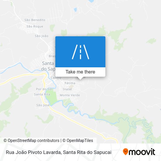 Rua João Pivoto Lavarda map
