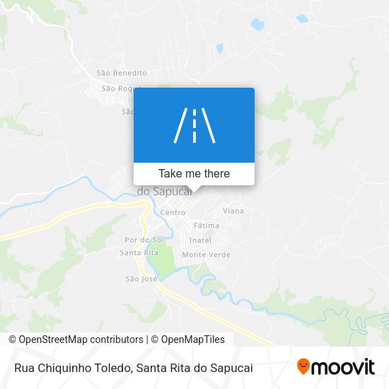 Rua Chiquinho Toledo map