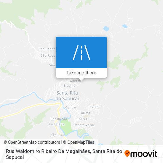 Rua Waldomiro Ribeiro De Magalhães map