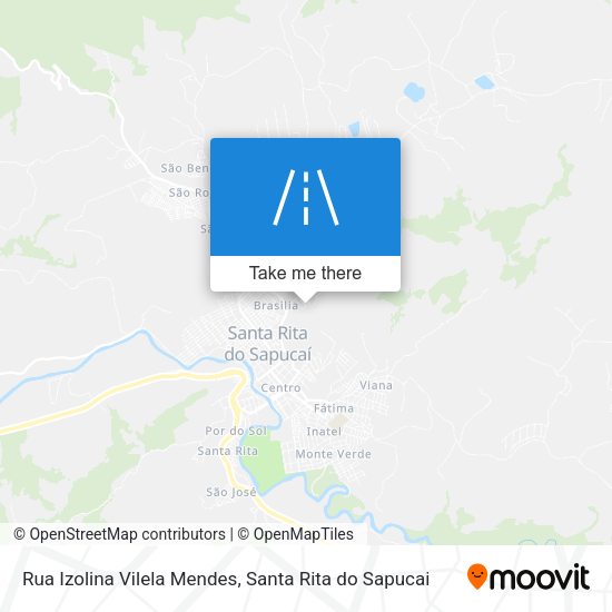 Rua Izolina Vilela Mendes map