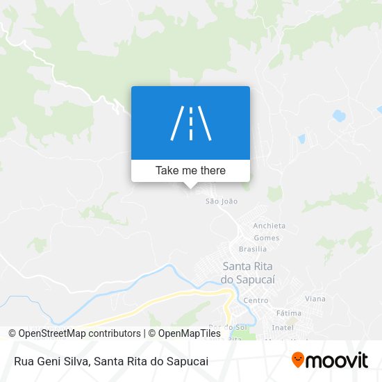 Rua Geni Silva map