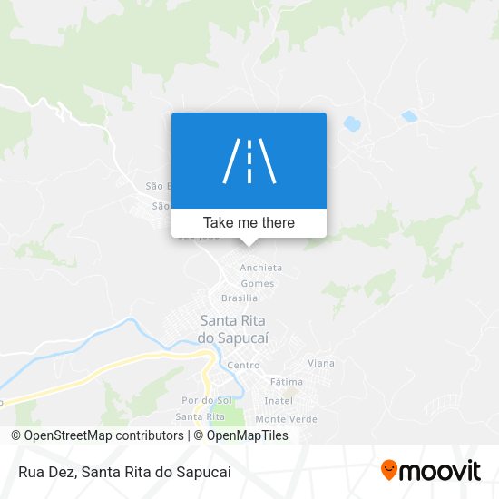 Rua Dez map